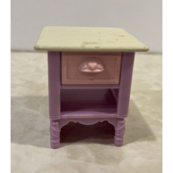 Vtg FISHER PRICE LOVING FAMILY DOLLHOUSE FURNITURE 2004 2006 6 Pcs VGUC Sink Bed - Picture 6 of 15